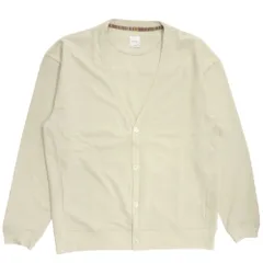新品同様 Paul Smith ポール・スミス エアリーテクスチャージャージ カーディガン カットソー 長袖 羽織 サイズM ライトベージュ メンズ 古着 中古 USEDのサムネイル