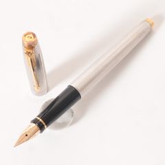 PILOT パイロット デラックス漆 万年筆 ダークブルー 14K 細字 F 筆記