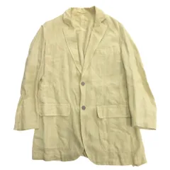 良品 Zegna ゼニア リネン テーラード ジャケット ブレザー 無地 エルメネジルドゼニア 48 ベージュ メンズ 古着 中古 USEDのサムネイル