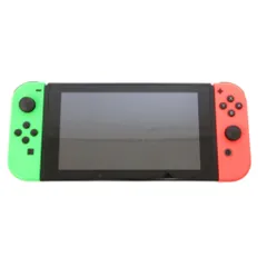 任天堂 Nintendo Switch セット 本体 ドッグ ジョイコン ジョイコン充電グリップ 動作確認済み ネオングリーン ネオンレッドのサムネイル