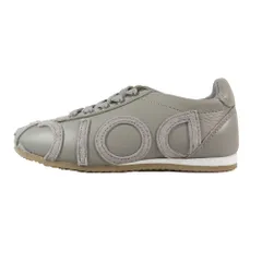 未使用 DOLCE&GABBANA ドルチェアンドガッバーナ キッズ 子供靴 ロゴ レザー スニーカー 靴 シューズ グレー 28 キッズ 古着 中古 USEDのサムネイル