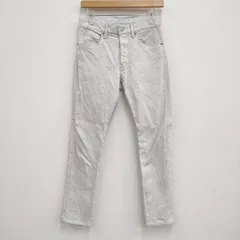 ARTS&SCIENCE 051-U318-139 サイズ27 コットンリネン デニムパンツ ライトグレー レディース アーツ&サイエンス【中古】2-1231G♪のサムネイル
