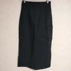 HOLIDAY タイトスカート チノ サイズM バックジップ ロングスカート ブラック レディース ホリデイ【中古】4-0613G△のサムネイル