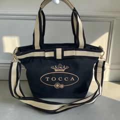 WEB限定】TOCCA TABLEAU BAG 2WAY キャンバスバッグ 黒 - メルカリ