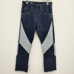 90s kno betta patchwork wide denim pants - メルカリ