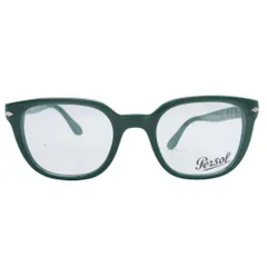 新品同様 PERSOL ペルソール メガネ 眼鏡 サングラス アイウェア セルフレーム フルリム 3263V 緑 グリーン メンズ レディース 古着 中古 USEDのサムネイル