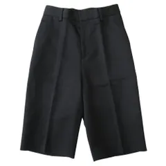 美品 Deuxieme Classe ドゥーズィエムクラス コットン リネン ショート パンツ スラックス サイズ34 黒 ブラック レディース 古着 中古 USEDのサムネイル