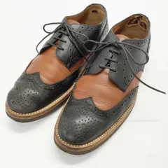MARGARET HOWELL ウイングチップ レザー サイズ37 シューズ・靴 ブラック ブラウン レディース マーガレットハウエル【中古】5-0129G◎のサムネイル