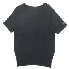 美品 RESOUND CLOTHING リサウンドクロージング シルク混 半袖 ニット セーター カットソー トップス クルーネック 3 黒 ブラック メンズ 古着 中古 USEDのサムネイル