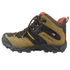 良品 Columbia コロンビア SABER IV MID OUTDRY WIDE ハイキング トレッキングシューズ 25.5 ブラウン ブラック メンズ 古着 中古 USEDのサムネイル