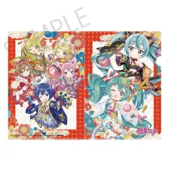 【予約】【新品】【再販】初音ミク×招き猫 クリアファイル ピアプロキャラクターズ Art by らっす【正規品】のサムネイル