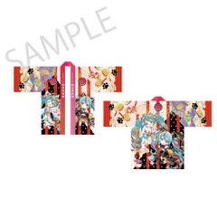 【予約】【新品】【再販】初音ミク×招き猫 招福法被2025 Art by らっす【正規品】のサムネイル