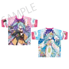 【予約】【新品】初音ミク×招き猫×真夏の熊谷 フルグラフィックTシャツ Art by イコモチ【正規品】のサムネイル
