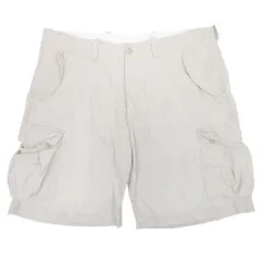 美品 68&brothers シックスティエイトアンドブラザーズ カーゴ ショートパンツ リップストップ ハーフパンツ XL ベージュ メンズ 古着 中古 USEDのサムネイル