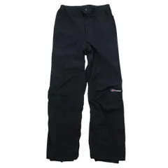 美品 Berghaus バーグハウス ゴアテックス オーバーパンツ レインウェア トレッキングウェア ボトムス L 黒 ブラック  メンズ 古着 中古 USEDのサムネイル