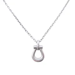 新品同様 VENDOME AOYAMA ヴァンドーム青山 VA 馬蹄モチーフ ネックレス ペンダント アクセサリー ホースシュー 925 ジュエリー シルバー メンズ 古着 中古 USEDのサムネイル