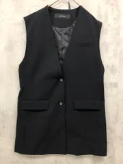 JOURNAL STANDARD ジャーナルスタンダード シンプルロング ポケット ベスト sizeF/黒 ■■ レディースのサムネイル