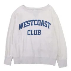 良品 VOTE MAKE NEW CLOTHES ヴォート カレッジプリント スウェット 裏毛 トレーナー プルオーバー トップス S ライトグレー メンズ 古着 中古 USEDのサムネイル