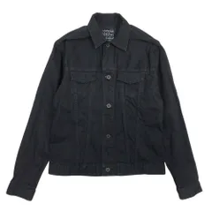 美品 KURO SEWING OIKAWA DENIM クロ オイカワデニム 3rd デニムジャケット Gジャン ジージャン カバーオール ブルゾン 0 黒 ブラック メンズ 古着 中古 USEDのサムネイル