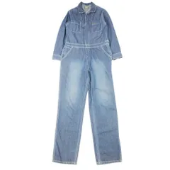 良品 Osh kosh オシュコシュ クラシック デニム つなぎ ジャンプスーツ オールインワン フロントジッパー F インディゴ メンズ 古着 中古 USEDのサムネイル