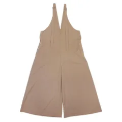 美品 23aw CLOCHE クロッシェ Vネックコンビネゾン 前後2WAY サロペット オーバーオール パンツ 02 茶 ブラウン レディース 古着 中古 USEDのサムネイル