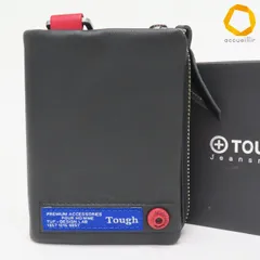 TOUGH Jeansmith タフ ラムレザー 二つ折り 財布 ウォレット ブラック系 メンズ [z876917]のサムネイル