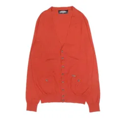 美品 15aw DSQUARED2 ディースクエアード カーディガン Vネック 長袖 羽織 カットソー ウール 羊毛 S オレンジ系 テラコッタ 赤茶 メンズ 古着 中古 USEDのサムネイル