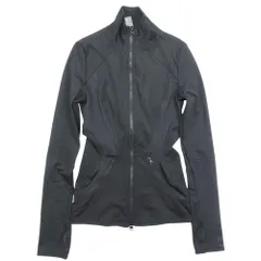 美品 adidas by Stella McCartney アディダスバイステラマッカートニー MIDLAYER トラックジャケット メッシュ ストレッチ XS 黒 レディース 古着 中古 USEDのサムネイル