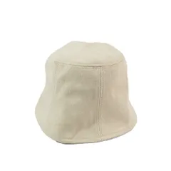 美品 SMELLY スメリー ツイルバケットハット カジュアルバケハ クローシュハット 帽子 ベージュ レディース 古着 中古 USEDのサムネイル