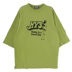 HYSTERIC GLAMOUR ヒステリックグラマー 02231CT24 GOOD DAY 五分袖 Tシャツ カットソー グリーン系 XL【中古】のサムネイル