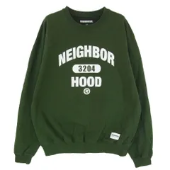 NEIGHBORHOOD ネイバーフッド 23SS 231FPNH-CSM01 COLLEGE SWEATSHIRT LS カレッジ プルオーバー ロングスリーブ スウェットシャツ グリーン系 L【中古】のサムネイル