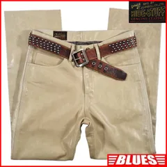 JOHNBULL HIDE-STUFF／ハイドスタッフジップフライレザーパンツ 2026年最新】hide stuff レザー パンツの人気アイテム - メルカリ