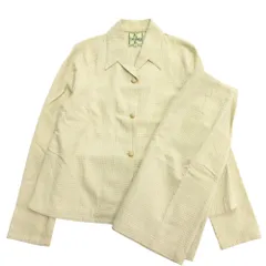 良品 Jocomomola ホコモモラ セットアップ スーツ ジャケット スカート ひざ丈 サイズ40 ベージュ レディース 古着 中古 USEDのサムネイル