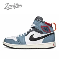 NIKE × FACETASMAIR AIR JORDAN 1 MID WHITE NAVY ファセッタズム エア ジョーダン ワ 1 ミッド カット ホワイト ネイビー 白 メンズ ナイキ スニーカー 28 cm U11295のサムネイル
