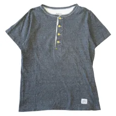 良品 anachronorm アナクロノーム ヘンリーネック Tシャツ カットソー 半袖 サイズ01 グレー メンズ 古着 中古 USEDのサムネイル