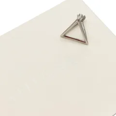 SHIHARA シハラ トライアングルピアス 10 K18WG シルバーのサムネイル