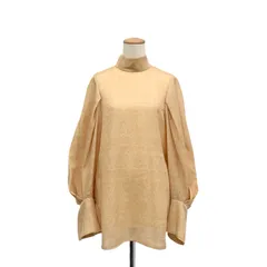 Mame Kurogouchi マメクロゴウチ Geometric pattern Mesh Jacquard Laced-Back Blouse メッシュジャカード レースバック ブラウスのサムネイル