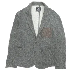 美品 BEAMS HEART ビームスハート コットン テーラード ジャケット ブレザー 42-16-0013-819 サイズM グレー 茶 ブラウン メンズ 古着 中古 USEDのサムネイル