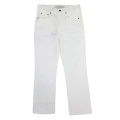良品 GOLDEN GOOSE ゴールデングース ホワイトデニム カットオフ パンツ ジーンズ ジーパン Gパン ストレート 25 白 ホワイト レディース 古着 中古 USEDのサムネイル