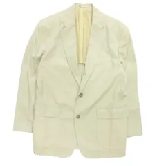 SIMPLE LIFE シンプルライフ リネン混 テーラード ジャケット ブレザー 4621251-82 サイズ46 ベージュ メンズ 古着 中古 USEDのサムネイル