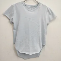 Frank&Eileen アメリカ製 切りっぱなしデザイン XS 半袖Tシャツ カットソー ライトブルー レディース フランクアンドアイリーン【中古】4-0818S♪のサムネイル