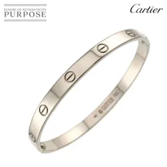カルティエ Cartier ラブ ブレス #20 K18 WG ホワイトゴールド 750 ブレスレット バングル Love Bracelet 90329832のサムネイル