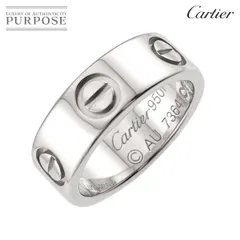 カルティエ Cartier ラブ #46 リング Pt プラチナ 指輪 Love Ring【証明書付き】 90331577のサムネイル