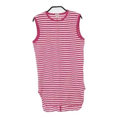 Healthknit/BEAMS BOY 別注 ボーダー キャミソール XS 32 タンクトップ ピンク ホワイト レディース ヘルスニット/ビームスボーイ【中古】6-0514S∞のサムネイル