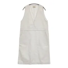 中川政七商店 麻の帆布ワンピース ノースリーブ ジャンパースカート ワンピース キナリ レディース 中川政七商店【中古】6-0531S♪のサムネイル