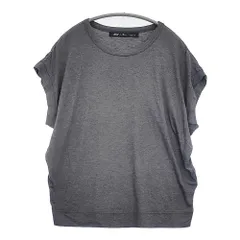 cloth&cross Hug O War フレンチスリーブTシャツ セルロースコットン 雅姫 カットソー チャコールグレー レディース クロス＆クロス ハグオーワー【中古】6-0515S◎のサムネイル