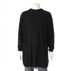 リックオウエンス 22SS TOMMY SWEATER ウール クルーネック 長袖 ニット セーター トップス RU01B1621-M ブラック XL【中古】のサムネイル