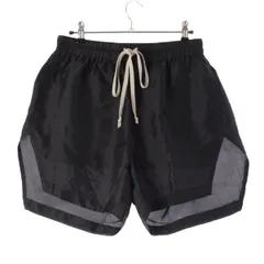 リックオウエンス 22SS PHLEG キュプラ ドローストリング ボクサー ショート パンツ ショーツ RR01B1300-J ブラック 36【中古】のサムネイル
