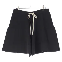 リックオウエンス 22SS SOFT SHORTS カシミヤ ドローストリング オーバーサイズ ショートパンツ ボトムス RU01B1652 ブラック S【中古】のサムネイル