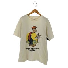 デルタ DELTA 90s USA製 イラストプリント シングルステッチ クルーネックTシャツ メンズ import:L のサムネイル